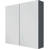 Linie Montro armoire de toilette 80 x 75 cm bleu anthracite