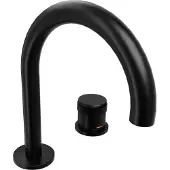 Blaufoss Pavilion Curve robinet de lavabo noir mat