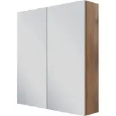 Linie Montro armoire de toilette 70 x 75 cm chêne brun