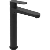 Linie Astor robinet de lavabo réhaussé noir mat