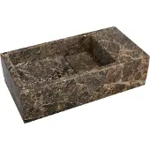 Balmani Mood lave-mains 36 x 18 cm Marbre Dark Emperador