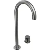 Blaufoss Pavilion Curve robinet de lavabo réhaussé Brushed GunMetal