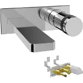 Blaufoss Sonic robinet de lavabo encastré chrome brillant incl élément intégré