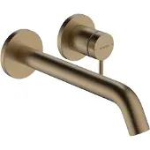 Hansgrohe Tecturis S robinetterie de lavabo monocommande encastrée pour montage mural, EcoSmart+, portée 225mm, 73351140