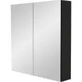 Storke Reflecta armoire de toilette 75 x 75 cm Noir Mat