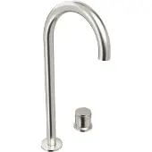 Blaufoss Pavilion Curve robinet de lavabo réhaussé Brushed Coolmetal