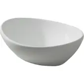 Luca Varess Denza vasque à poser porcelaine blanc mat ovale 40,5 x 34 cm