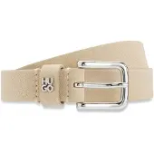 HUGO Ceinture en cuir suédé avec garniture à passant logoté empilé