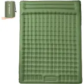 Markenlos Matelas de couchage Famanu pour 1 à 2 personnes - ultraléger, gonflable avec pompe à pied