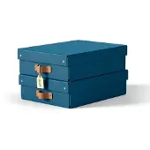 Leitz Puro M Storage Box 2 Units Bleu Enfants