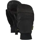 Burton Treeline Leather Mittens Noir S Homme