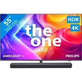 Philips Ambilight 55" PUS9000 QLED 4K (2025) + JBL Bar 300 M2 Noir