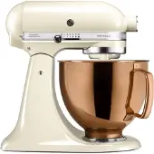 KitchenAid Artisan Mixer 5KSM125 Crème + Bol Mélangeur Design Cuivre