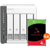 Qnap TS-433-4G + Seagate Ironwolf 16 To (4 x 4 To)