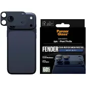 PanzerGlass Fender Apple iPhone 17 Pro Max Protège-objectif Verre Bleu