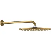GROHE Ensemble douche de tête et bras 380 mm, 1 jet - Cool Sunrise brossé - 26066GN1