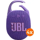 JBL Clip 5 Mauve Lot de 4
