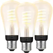 Philips Hue Ampoule à Filament White Ambiance Edison E27 Lot de 3