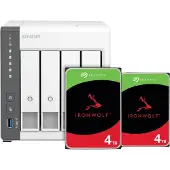 Qnap TS-433-4G + Seagate Ironwolf 8 To (2 x 4 To)