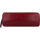 Leonhard heyden Cuir trousse à crayons Cambridge Pencil Case Red rouge foncé