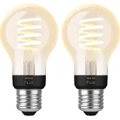 Philips Hue Ampoule à Filament White Ambiance Standard E27 Lot de 2