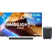 Philips Ambilight 65'' OLED760 4K (2025) + JBL Bar 500 M2 Noir