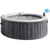 Intex PureSpa Greywood Bubble Deluxe 4 personnes - WiFi