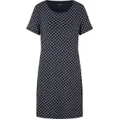 JOOP! Chemise de nuit bleu nuit / blanc