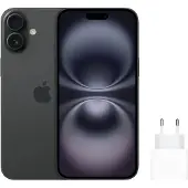 Apple iPhone 16 Plus 128 Go Noir + Chargeur Rapide