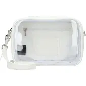 Seidenfelt Manufaktur Sac à bandoulière 'Marttila' transparent / blanc