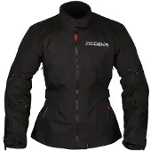 Modeka Veste moto Luana pour femme, noire, 46