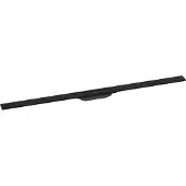Hansgrohe RainDrain Flex kit de finition pour rigole de douche découpable 120cm Noir Mat