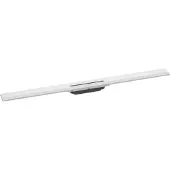 Hansgrohe RainDrain Flex kit de finition pour rigole de douche découpable 100cm Blanc Mat