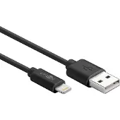 Goobay Câble de recharge et de synchronisation USB Lightning, 0,5 m