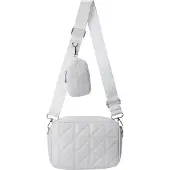 EKO , sac à main camélia, blanc