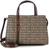 DKNY Sac bandoulière 'AVRIL' marron