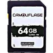 Camouflage Carte SD pour Caméras de détection 64Go Camouflage