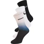 HUGO Chaussettes bleu marine / saphir / noir / blanc