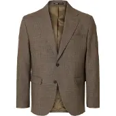 Selected En Laine Coupe Classque Blazer Homme Marron 46