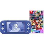 Nintendo Switch Lite Bleu + Mario Kart 8 Deluxe Switch