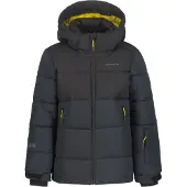 Icepeak - Doudoune de ski/snowboard - Louin Jr Anthracite - Taille Enfant 152 cm - Noir