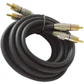 Dynavox Câble Audio RCA – Stéréo RCA Double Blindé