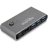 DeLOCK Displayport - commutateur KVM -