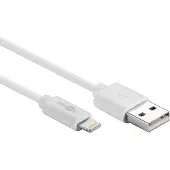 Goobay Câble USB de charge et de synchronisation Câble Mfi pour Apple iPhone/iPad blanc 2 m