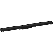 Hansgrohe RainDrain Match kit de finition pour rigole de douche 90cm Noir Mat
