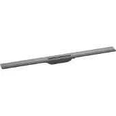 Hansgrohe RainDrain Flex kit de finition pour rigole de douche découpable 100cm Brushed Black Chrome
