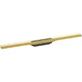 Hansgrohe RainDrain Flex kit de finition pour rigole de douche découpable 80cm Polished Gold Optic