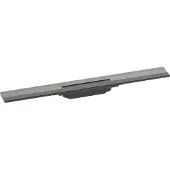 Hansgrohe RainDrain Flex kit de finition pour rigole de douche découpable 70cm Brushed Black Chrome