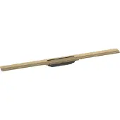 Hansgrohe RainDrain Flex kit de finition pour rigole de douche découpable 90cm Brushed Bronze