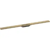Hansgrohe RainDrain Flex kit de finition pour rigole de douche découpable 120cm Brushed Bronze